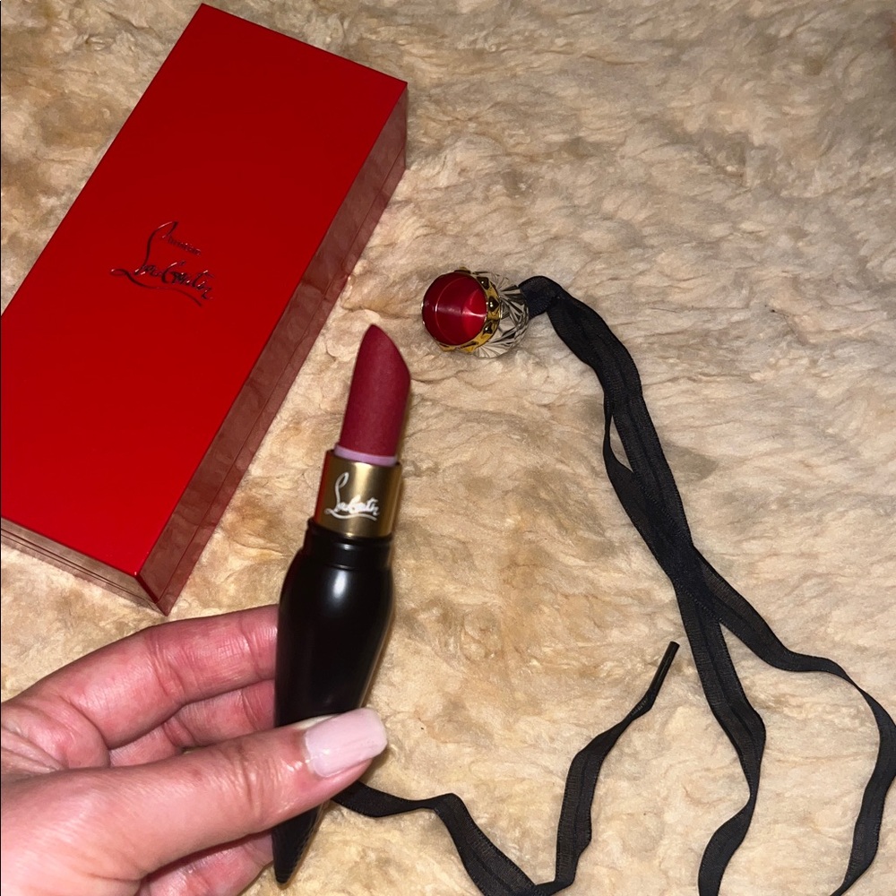 Christian Louboutin Matte Lipstick in Red with Box. Giftable. NEW